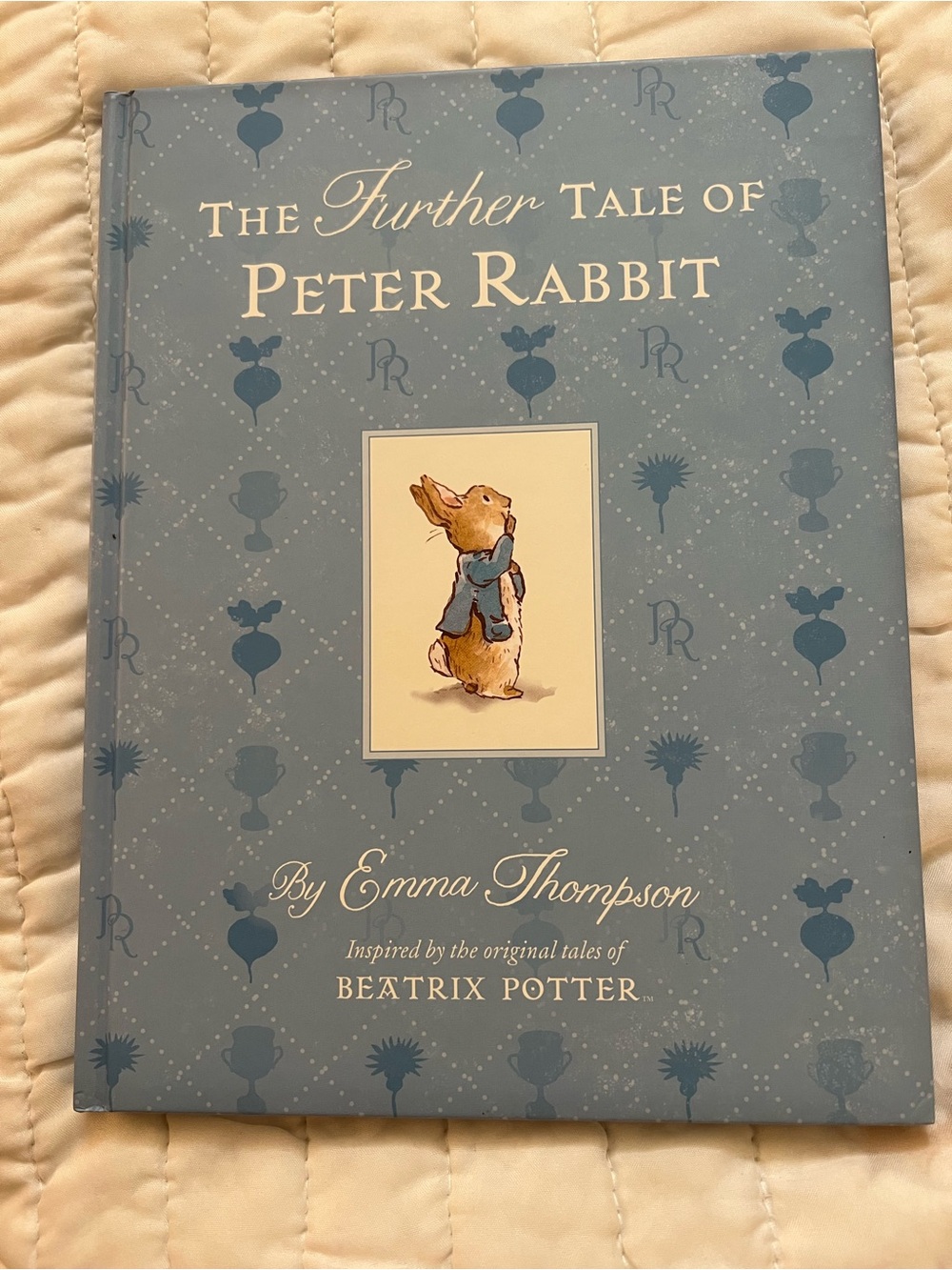THE FURTHER TALE OF PETER RABBIT BY EMMA THOMPSON HARDCOVER BOOK & NARRATED CD